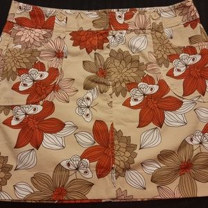 LOFT Print Skirt